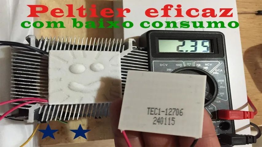 Pastilha Peltier Tec1-12706 - Foto 5