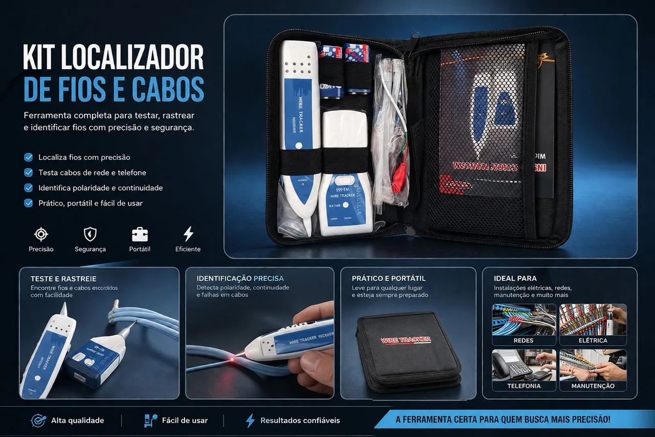 Kit Localizador de Cabos 