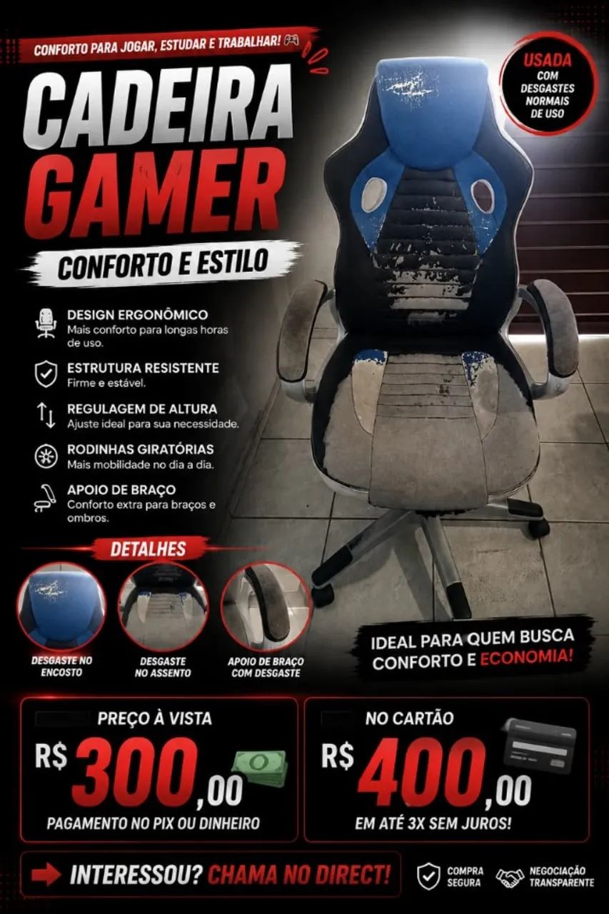 Cadeira Gamer 