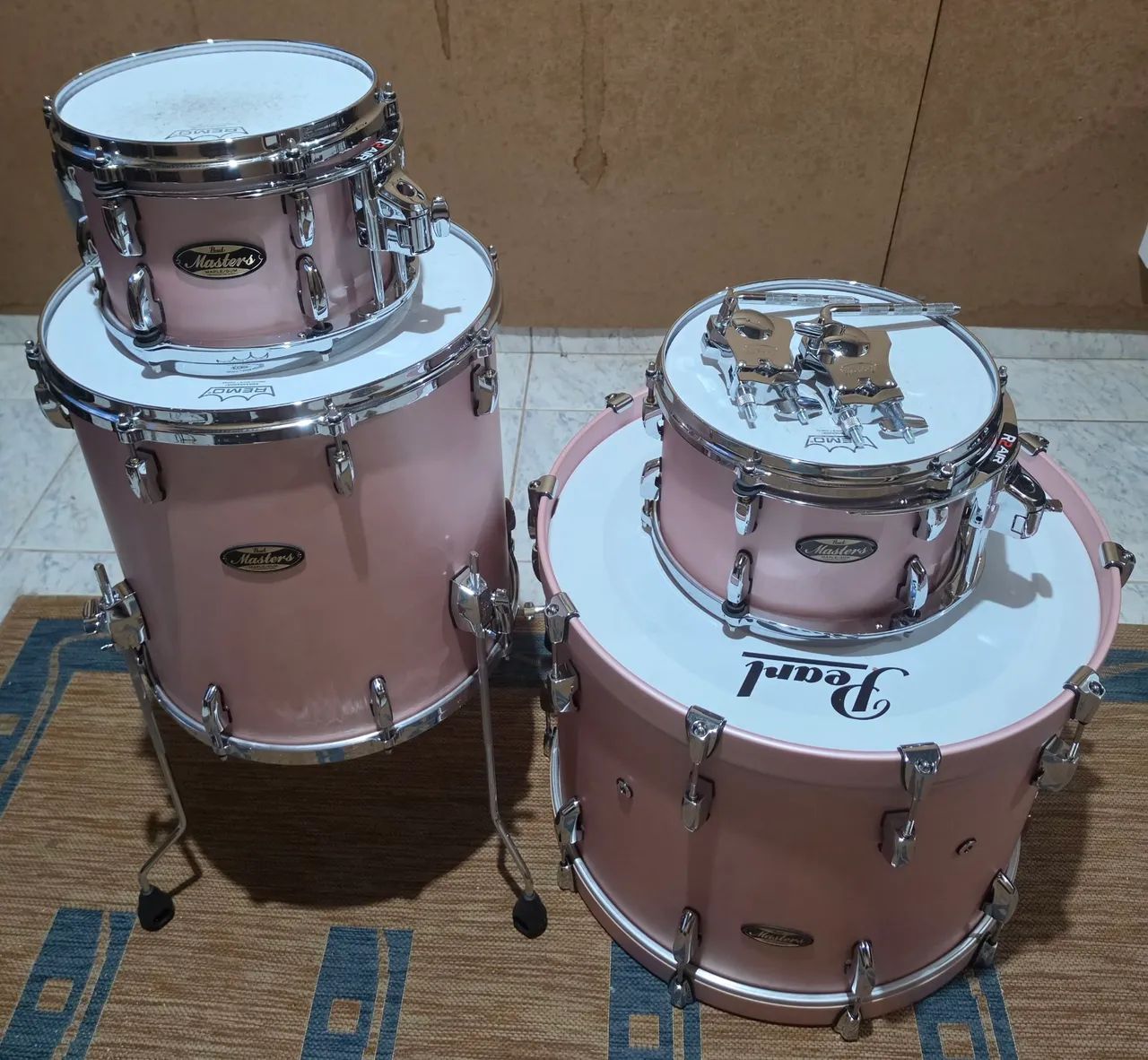 Bateria Pearl Masters Maple Gum - Foto 2