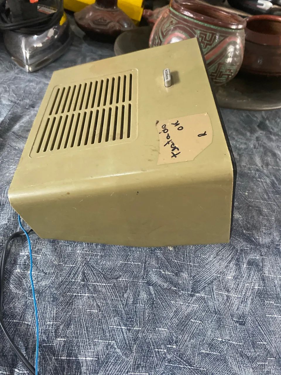 Rádio relógio alarme Philco Ford antigo  - Foto 4