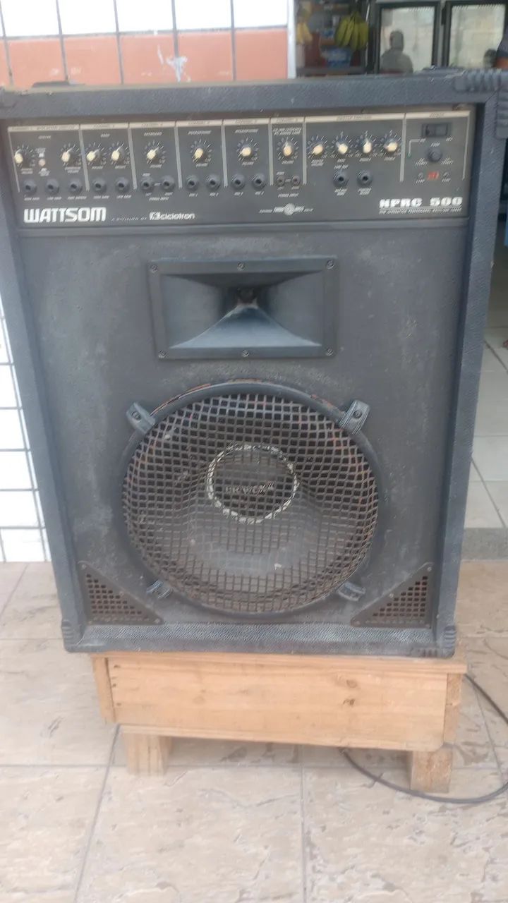 Caixa de som Watson nprc500 profissional 