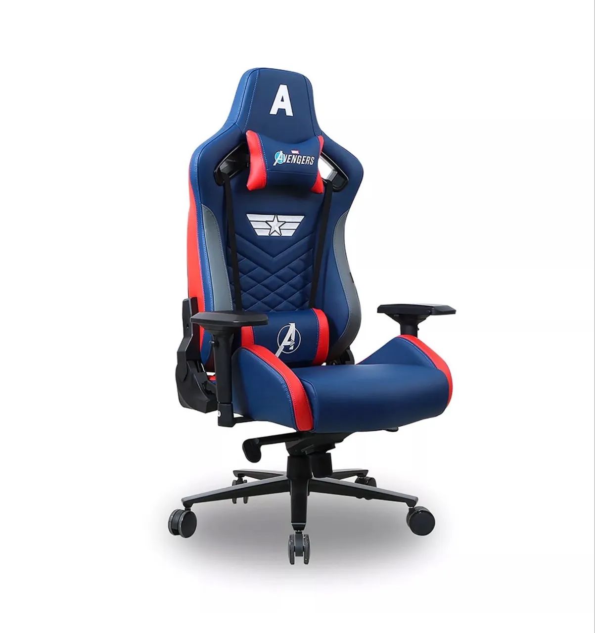 Marvel Gaming Chair Made of Polyurethane and High-Quality Foam - Captain America