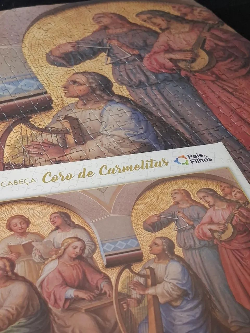 Quebra-cabeça Coro de Carmelitas 1000 peças - Foto 5
