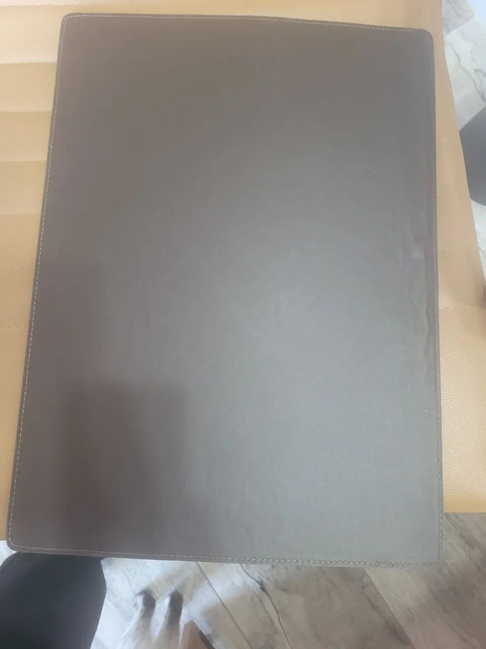 Bloco Semanal A3 e Desk pad de mesa de couro - Foto 3