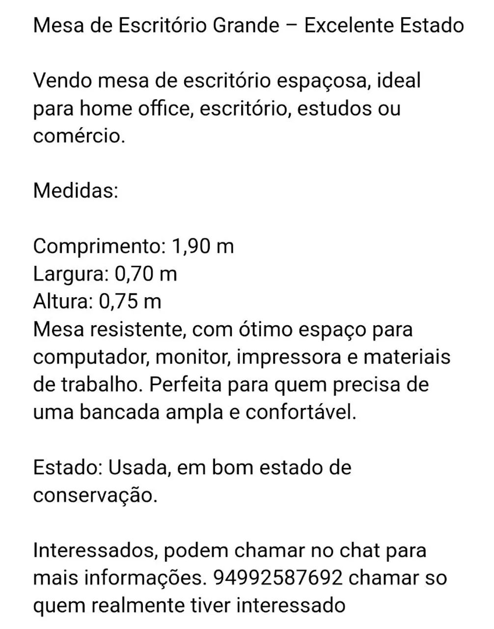 Mesa Gamer/Escritório  - Foto 3