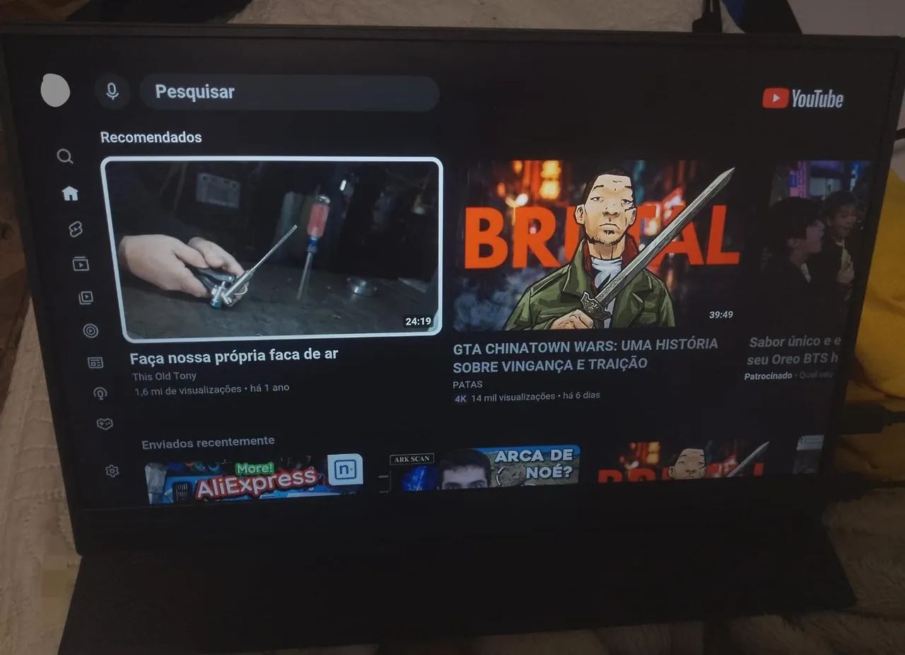 Tela portátil 20 polegadas 