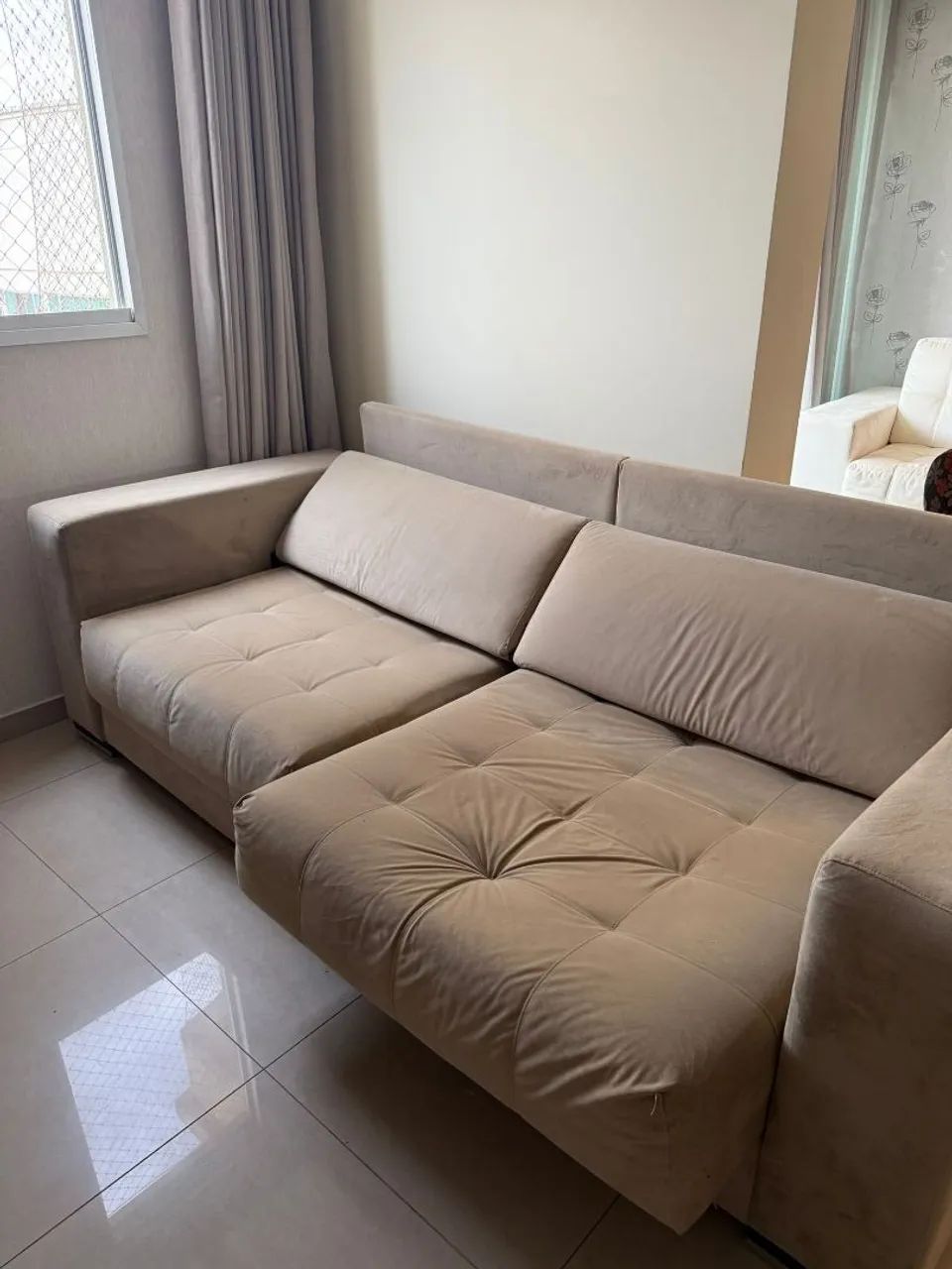 Sofá retrátil em muito bom estado,600 Reais. - Foto 2
