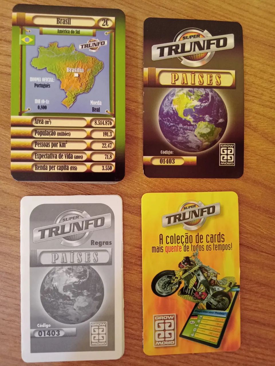 Kit com 4 Super Trunfos Completos - Foto 5