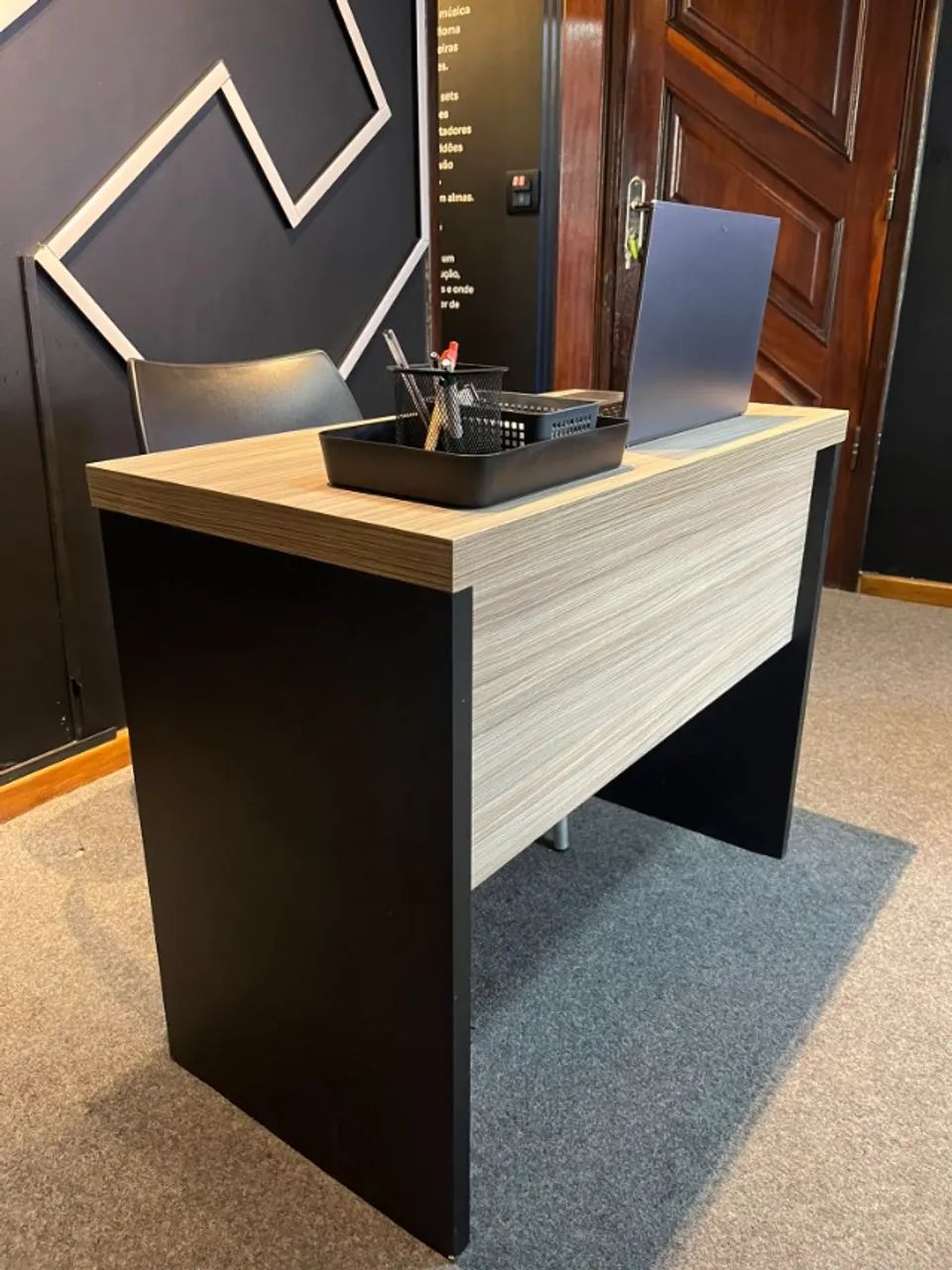 Mesa De Escritório Home Office Moderna (90x45cm) - Perfeito Estado - Foto 3