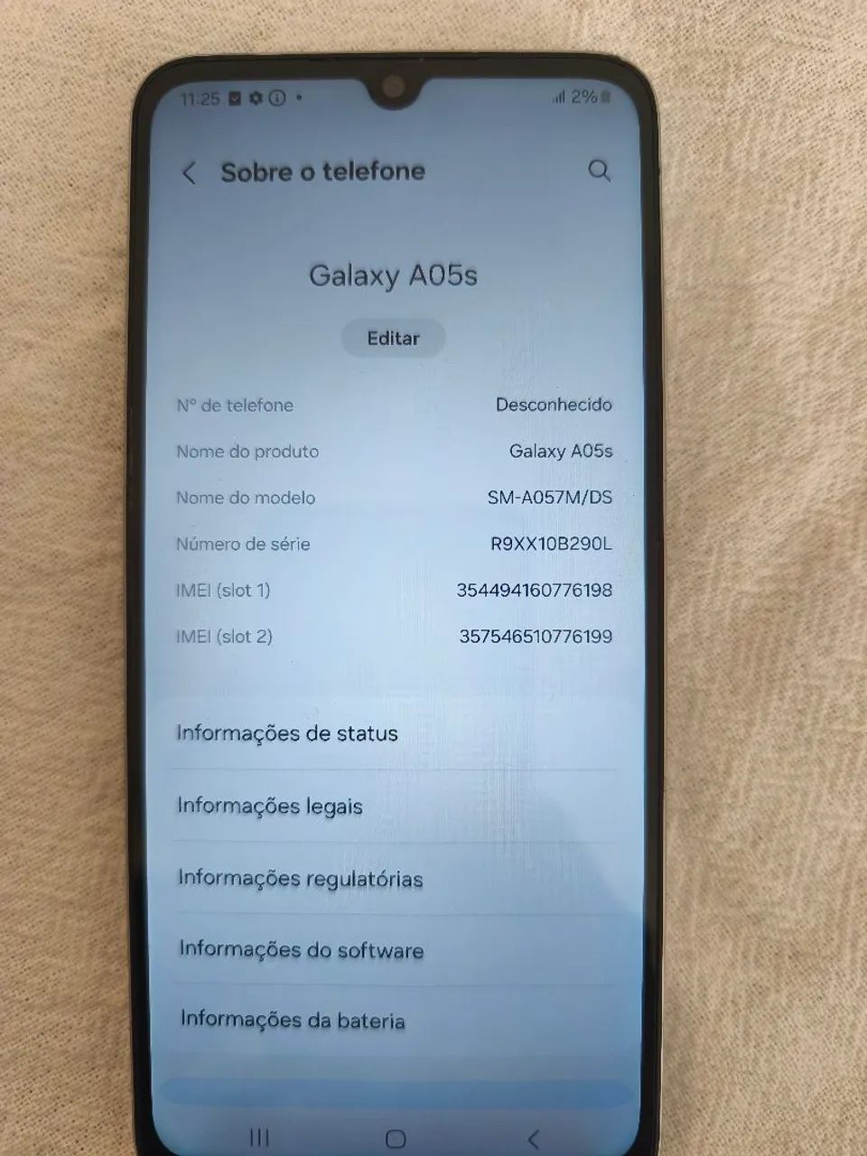 Vendo samsung A05 S semi novo  - Foto 2