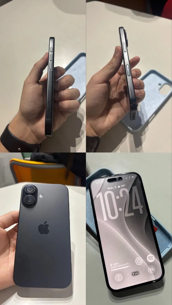 iphone 16 128gb preto garantia até setembro 2026 - Foto 2