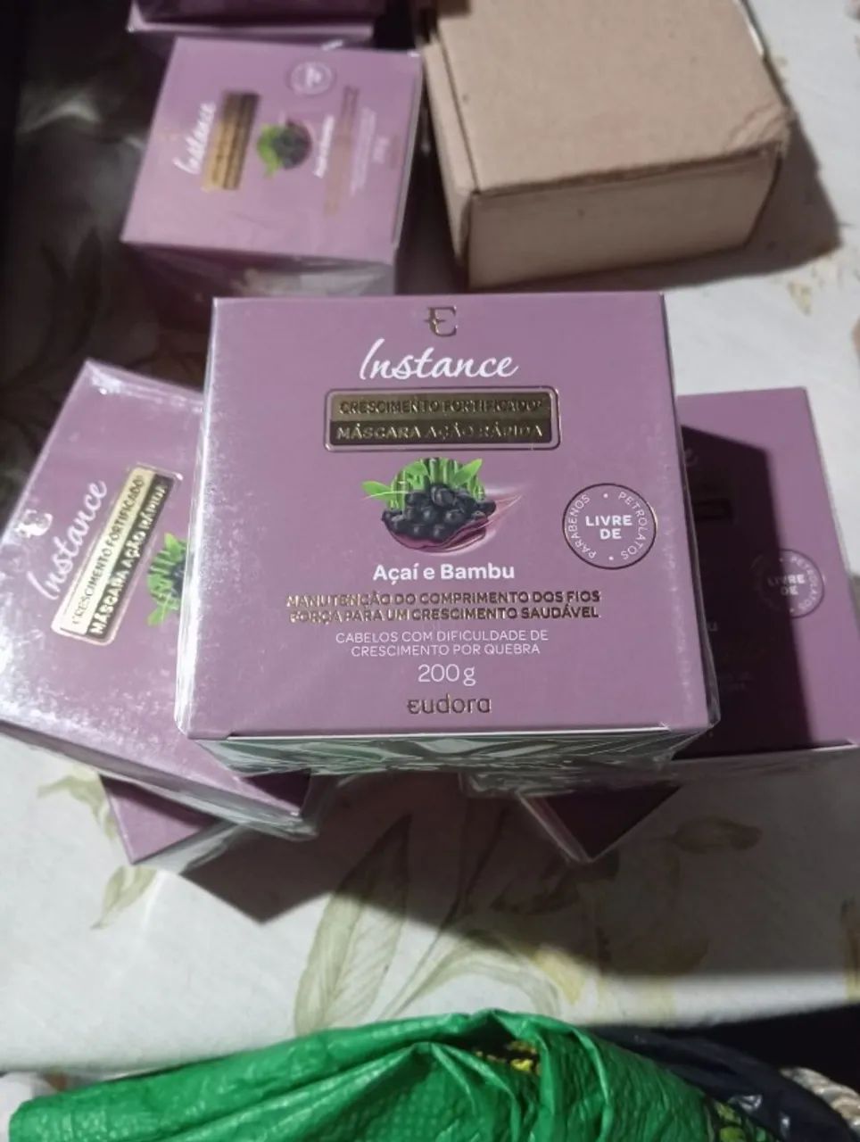 Máscara Eudora Instance Açaí e Bambu 200g - Foto 2