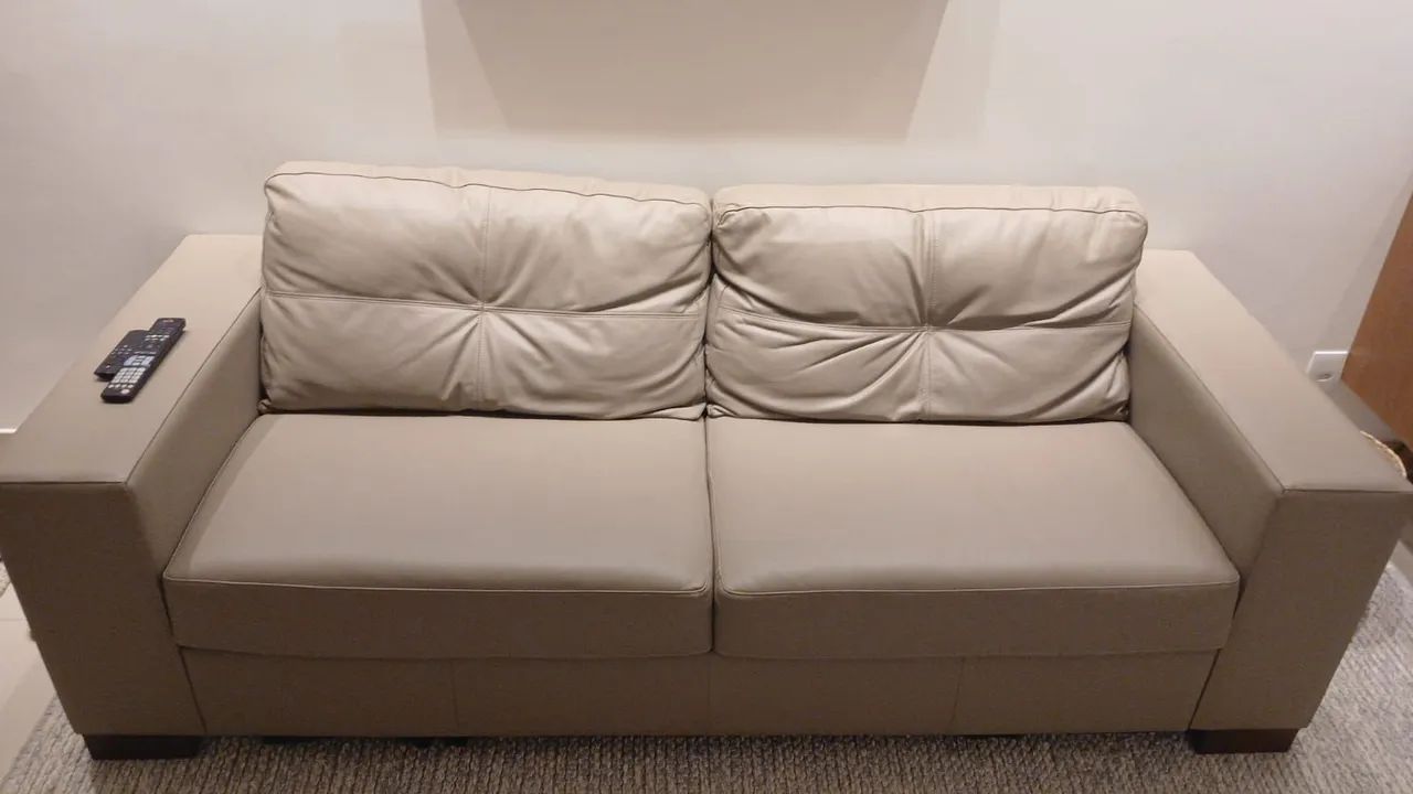 Sofa de couro 100% ligitimo  - Foto 3