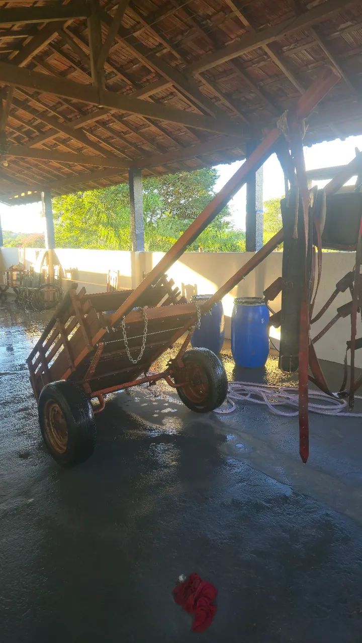 Carroça para trabalho. 