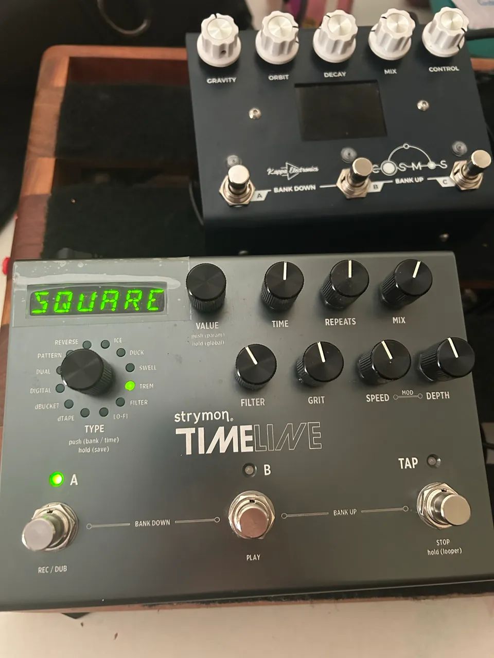 Pedal delay timeline 