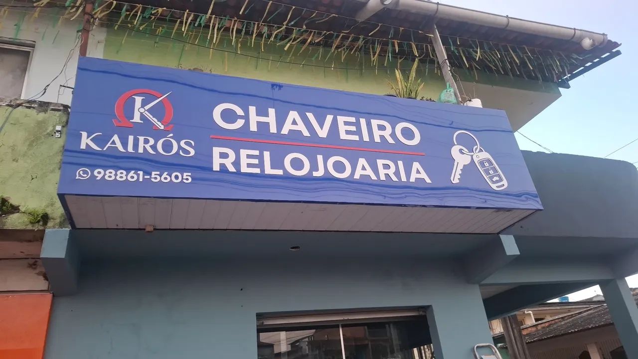 Fachada em acm letreiro e lona - Foto 2