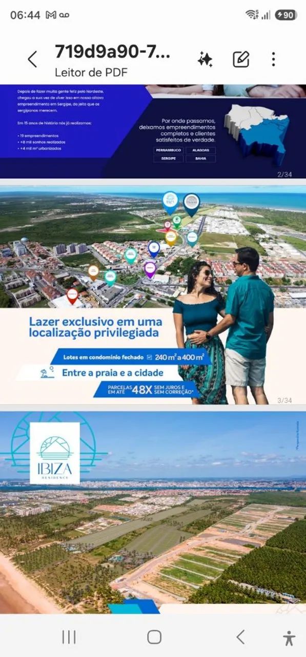 Lotes no Ibiza Beach Residence - Barra dos Coqueiros 