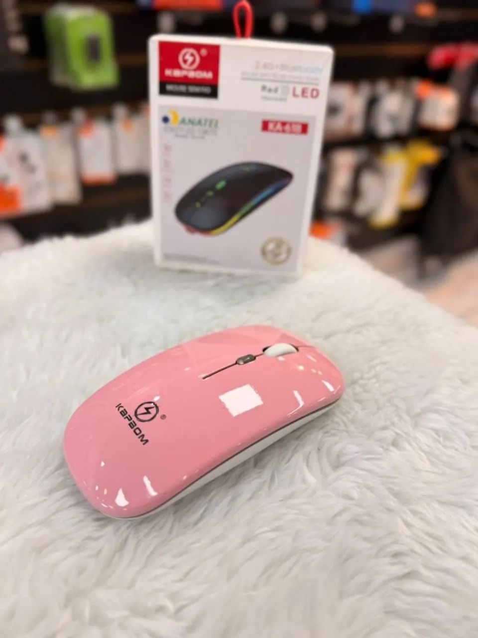 Mouse sem fio Recarregável 
