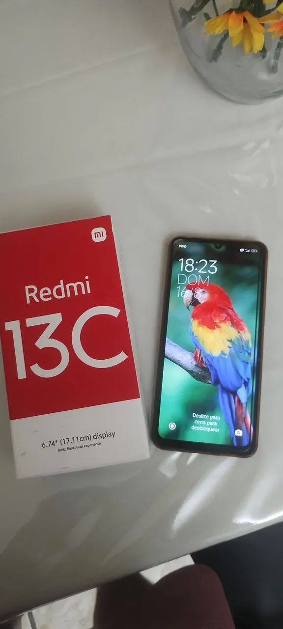 Celular Redmi 13C muito bem conservado - Foto 2