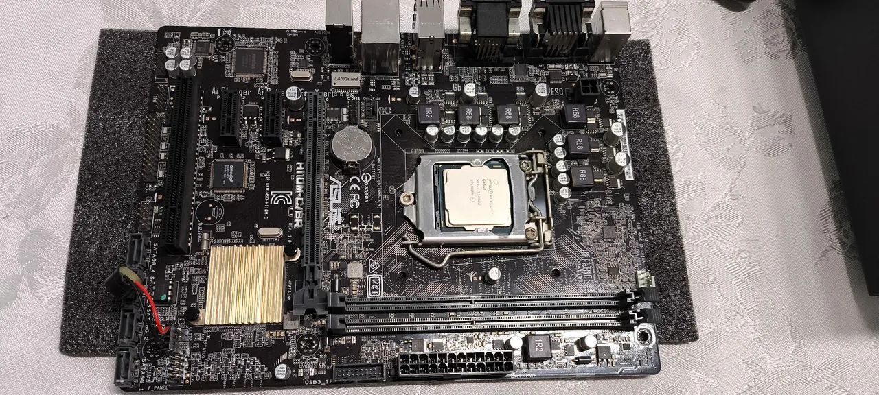 Intel pentium g4560 + placa mãe Asus h110 - Foto 2