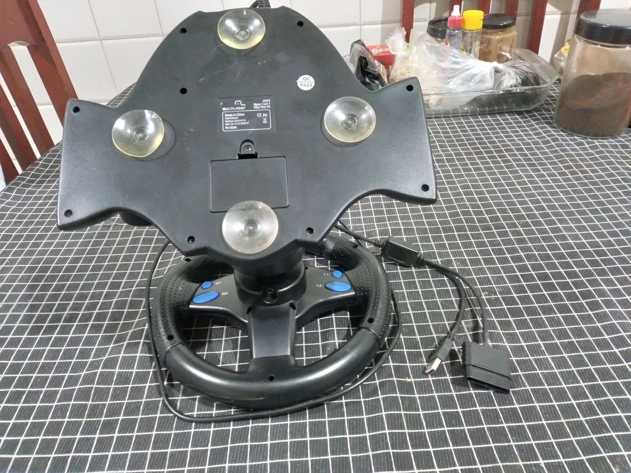 Volante Multilaser JS073 para PS2 , PS3 e PC - Foto 4