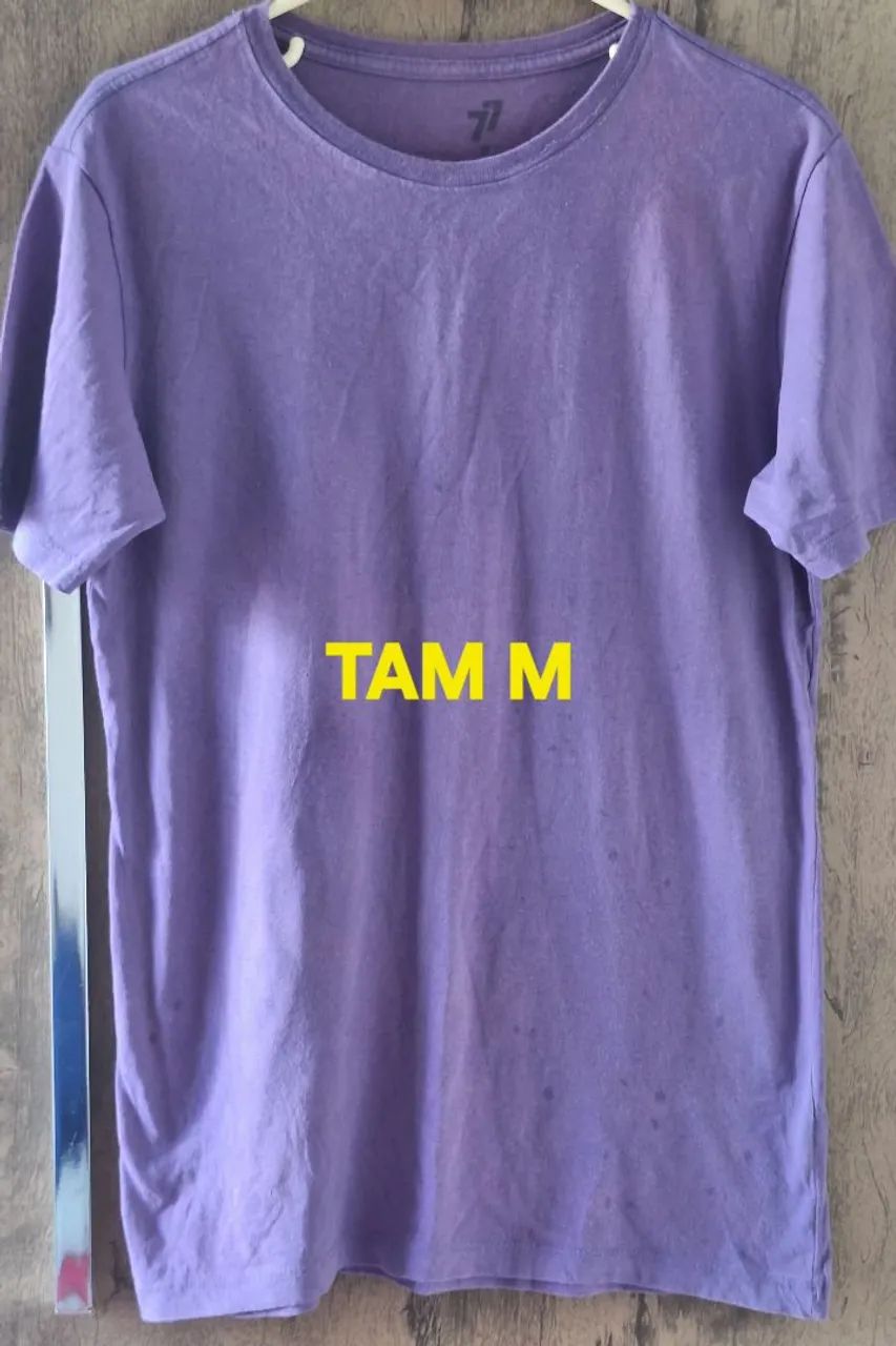 Camisetas masculinas tam P e M  - Foto 4