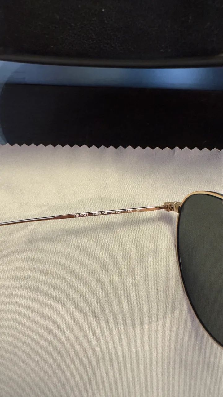 Rayban Aviator RB 3747 9000/58 original - Foto 3