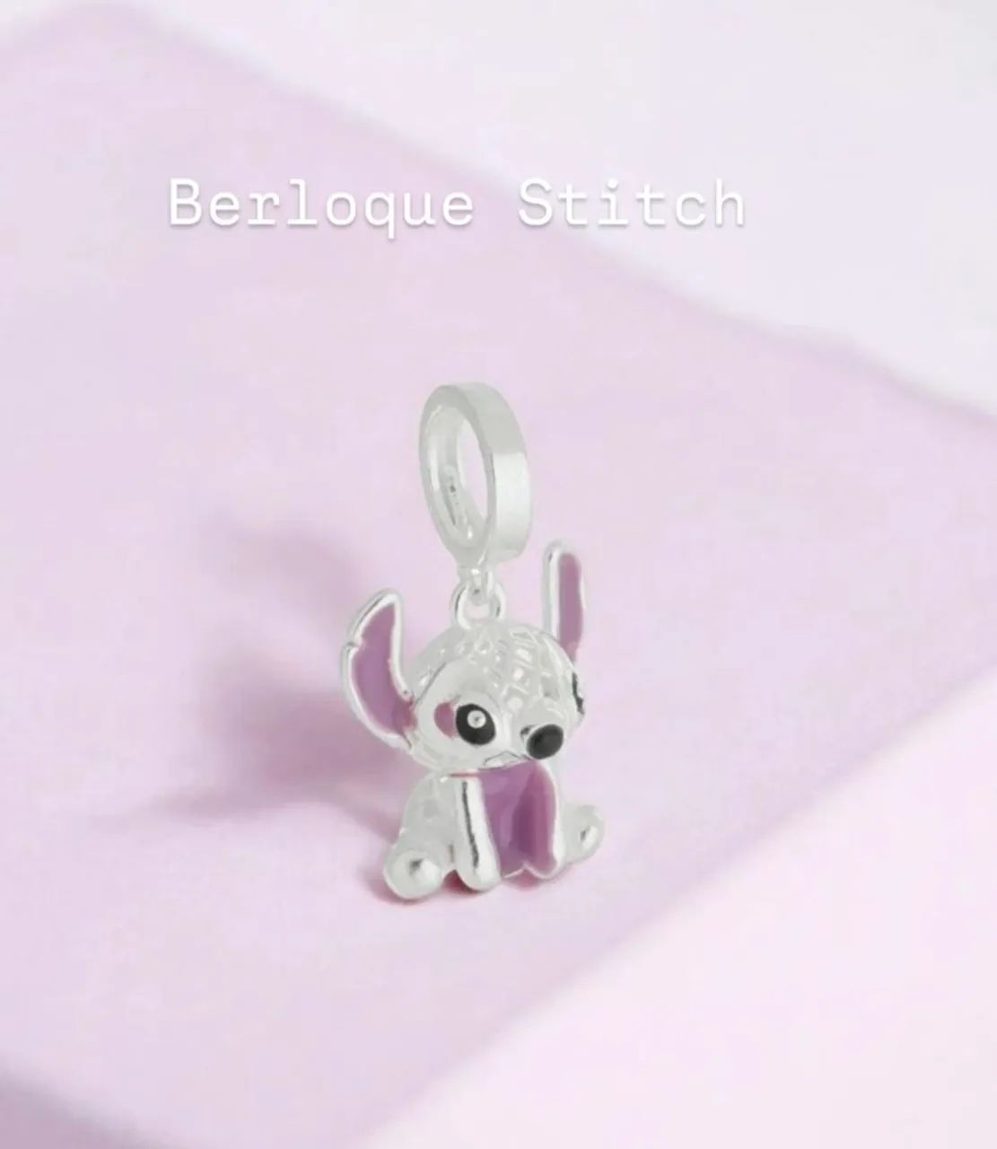 Berloque Stitch - Prata - Entrega imediata 