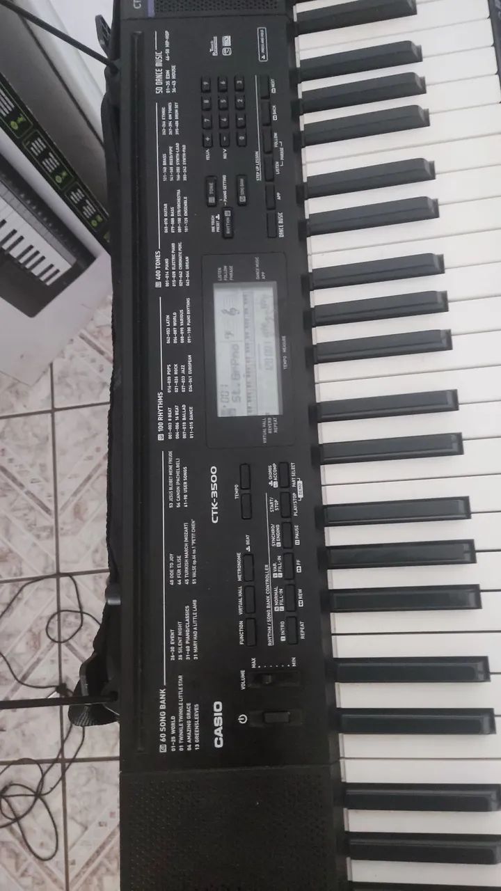 Kit Teclado Casio CTK-3500. - Foto 3