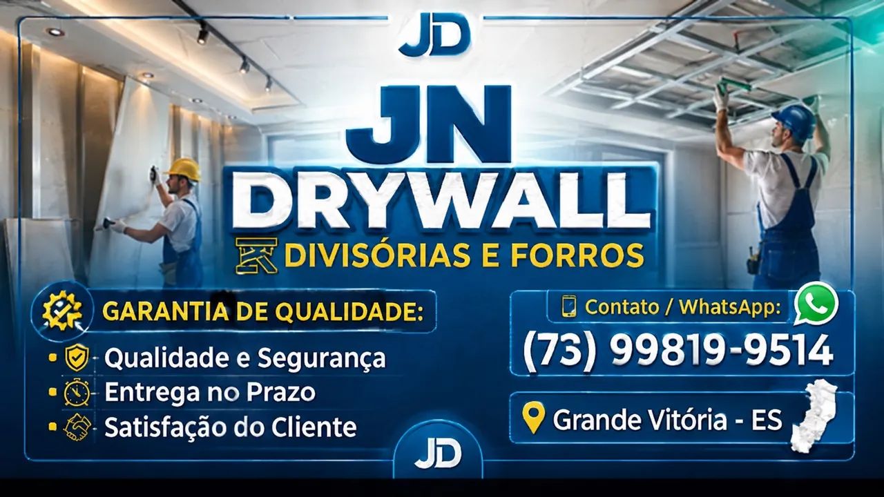 Instalação de Drywall no Espírito Santo