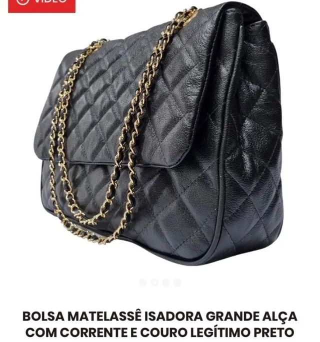 Bolsa couro legítimo  - Foto 2