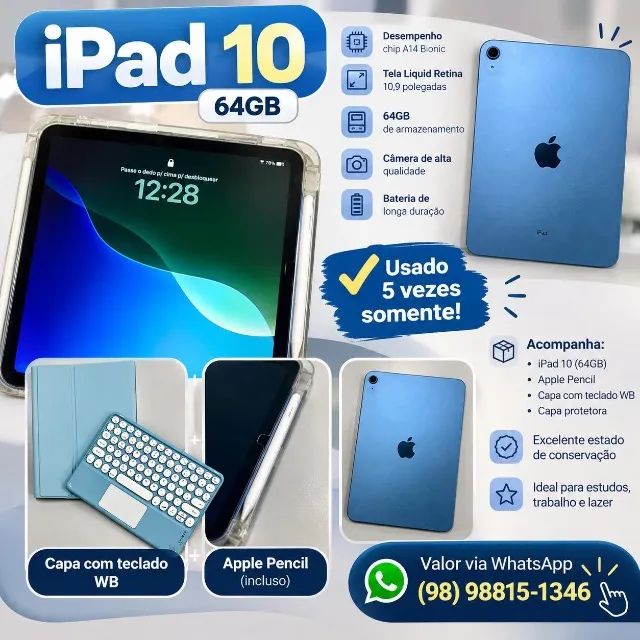 Vendo IPad 10 64GB