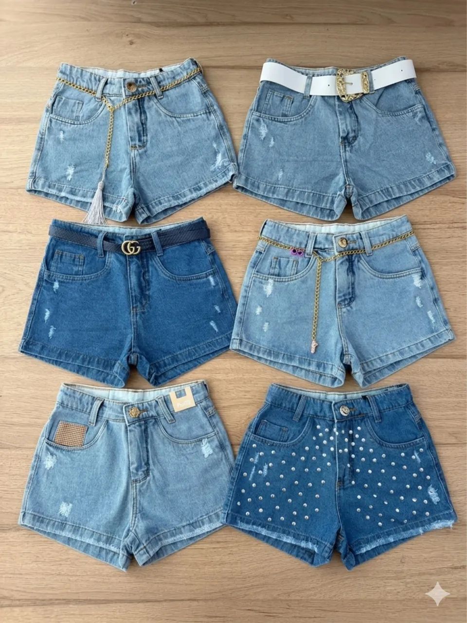 Shorts jeans feminino 