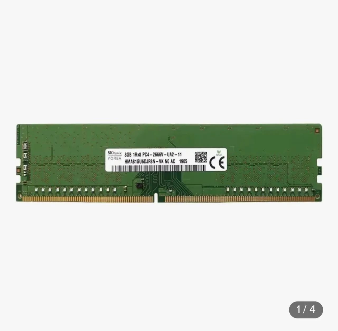 Memória Ram 8GB DDR4 para PC