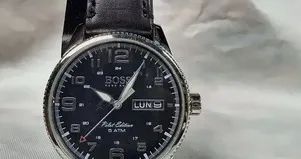 Relógio Hugo Boss Pilot Edition 1513330 Dia-Data 44mm Couro - Foto 3