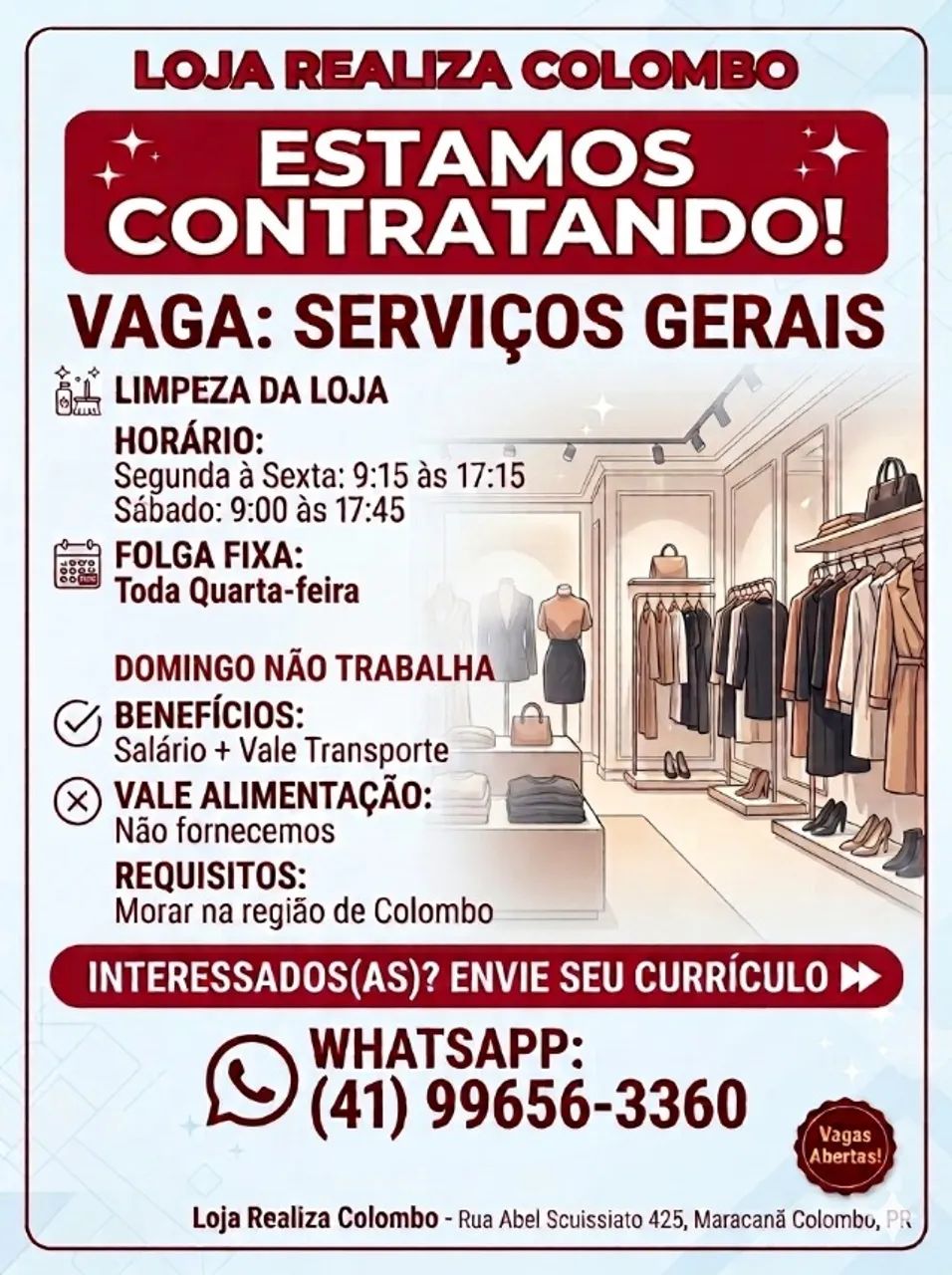 Loja Realiza de Colombo.
