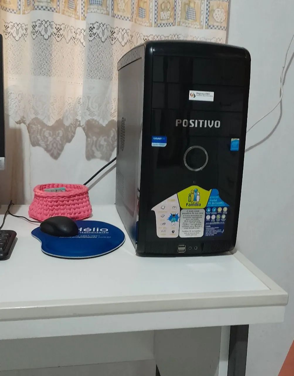 Vendo computador de mesa Positivo, impressora Canon e mesa em MDF. - Foto 3