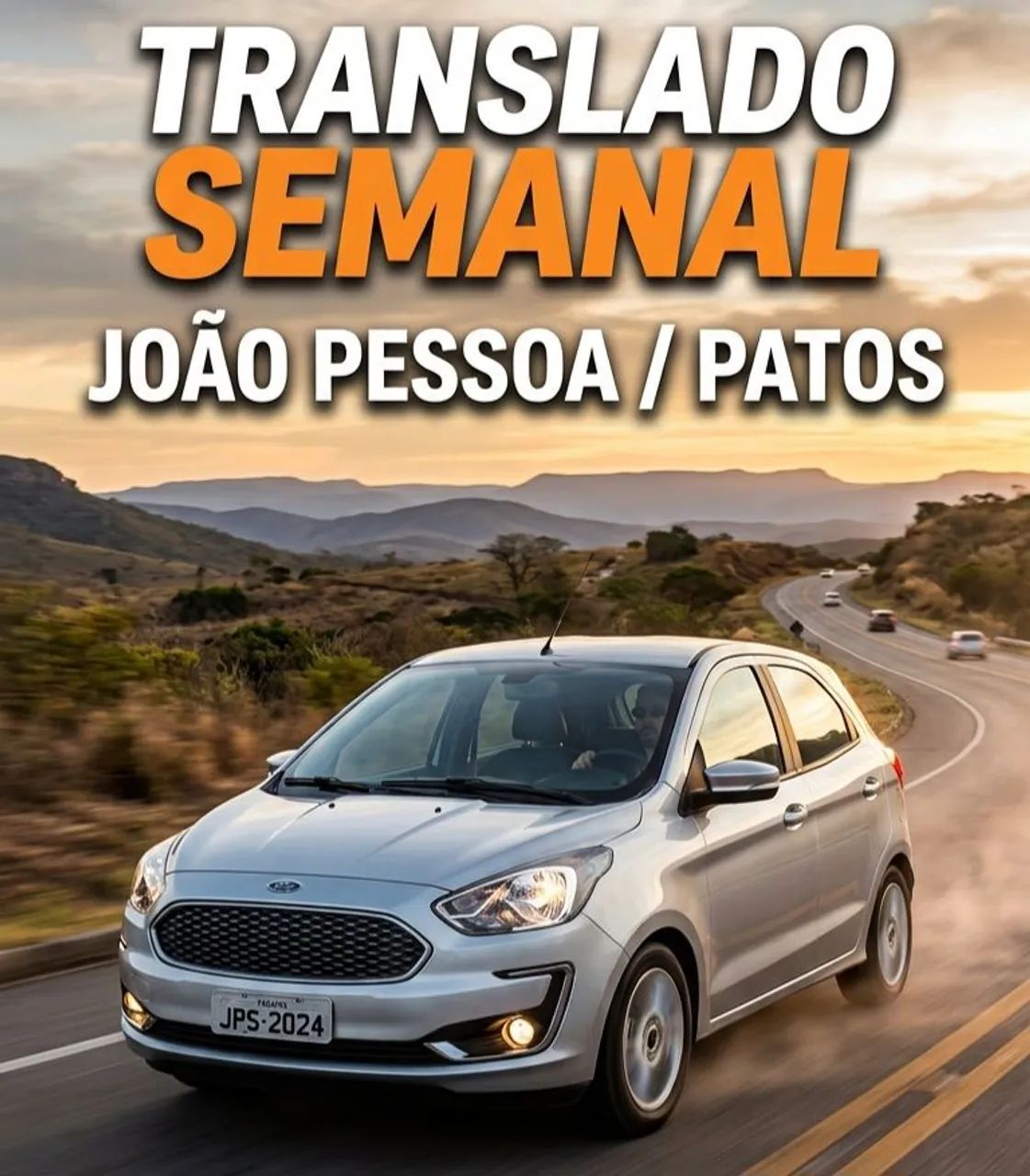 Translado semanal, João Pessoa/ Patos