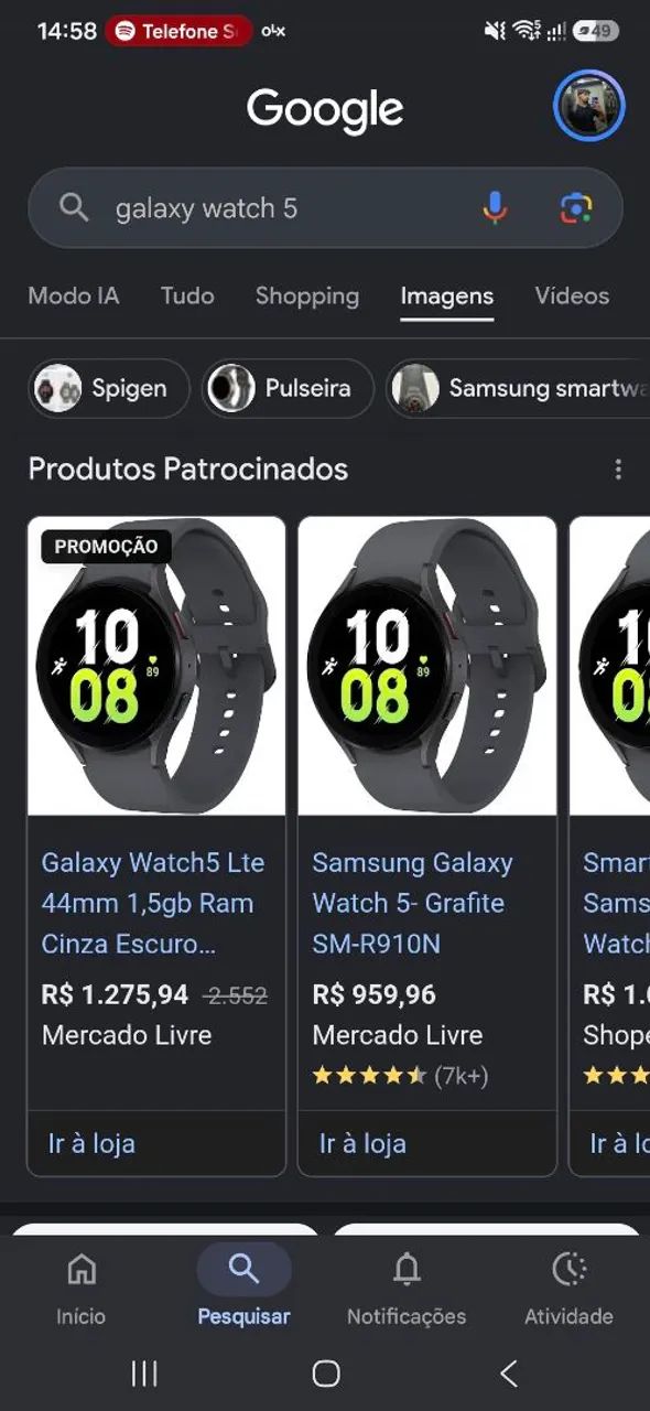 Relógio Samsung Galaxy Watch 5  - Foto 4