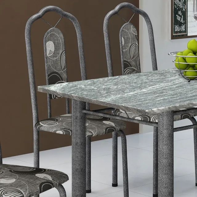 Mesa Bianca com 6 cadeiras e granito Soma - Foto 5