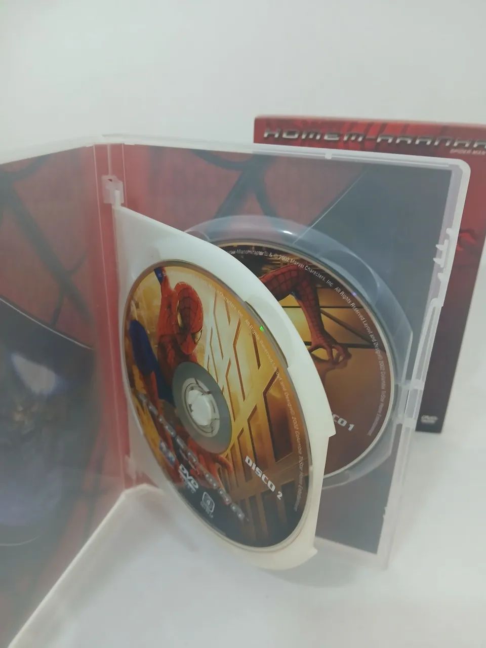 Conservado e Original Filme em DVD duplo com capa Box  Homem Aranha  - Foto 3