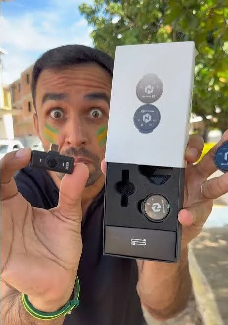 ZCCO J6-F Microfone Lapela - Foto 3