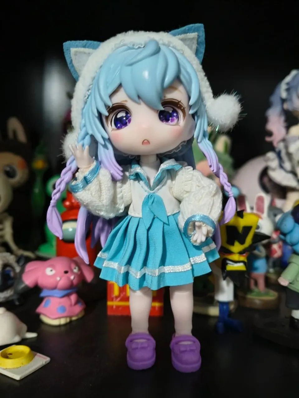 BJD doll Boneca Articulada Anime 13cm