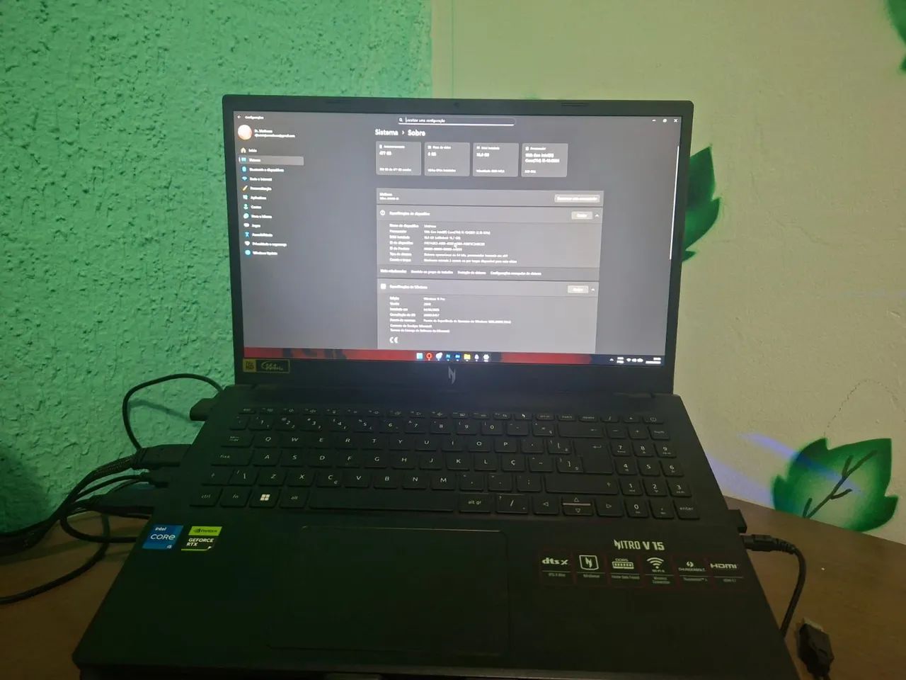 Notebook Acer Nitro V15 
