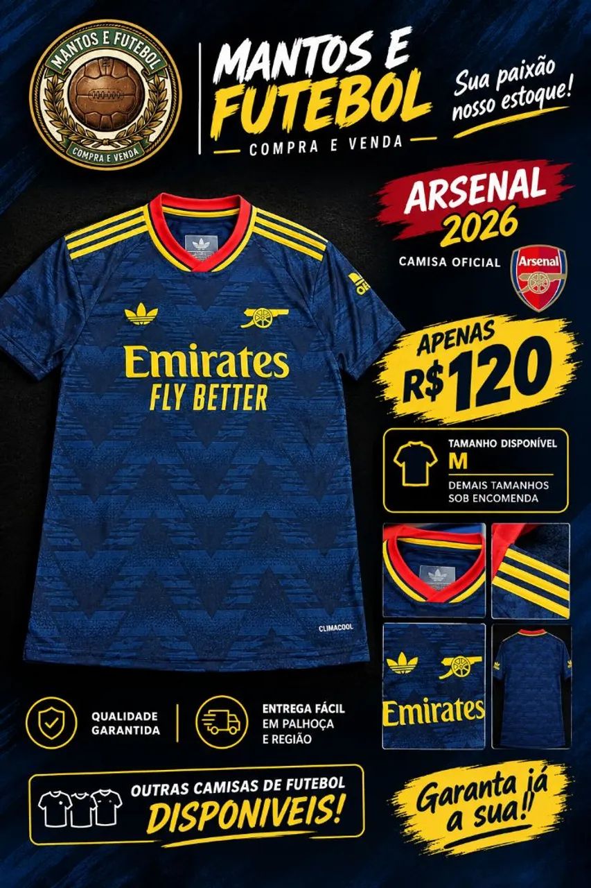 Camiseta Arsenal 2026