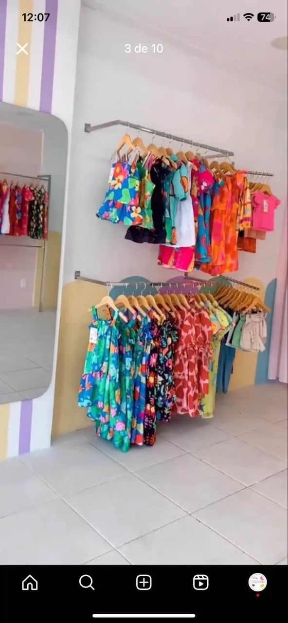 Kit de Araras para loja 