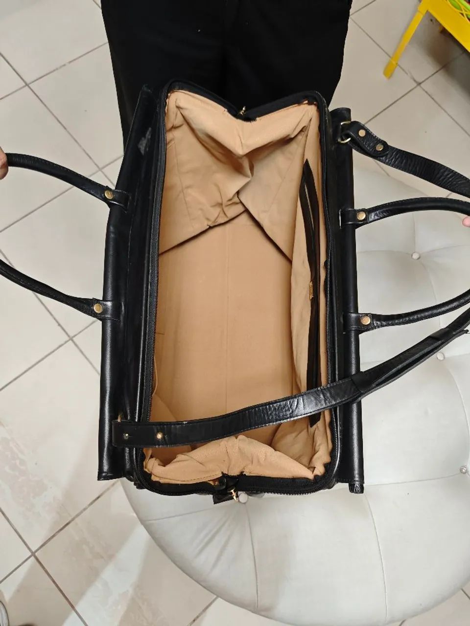Bolsa de viagem em Couro Datteli - Foto 5
