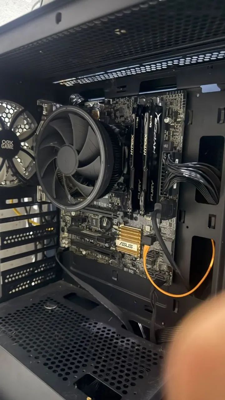 Kit upgrade placa mae + memória ram + processador com cololer