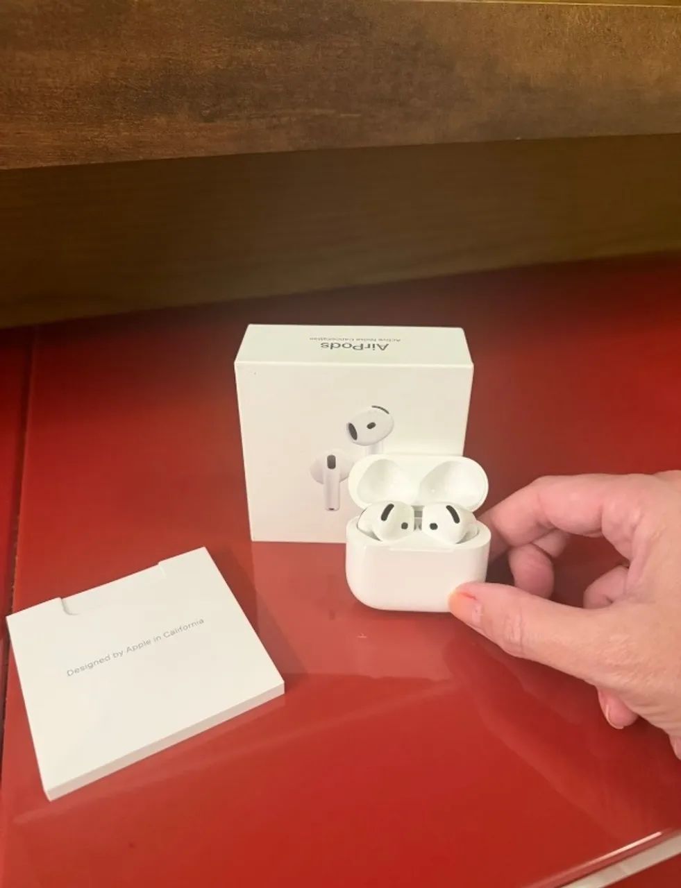 AirPods 4 ANC Apple - Novo, apenas aberto para fotos - Fones de AirPods 4 ANC Apple - Novo, apenas aberto para fotos - Fones de